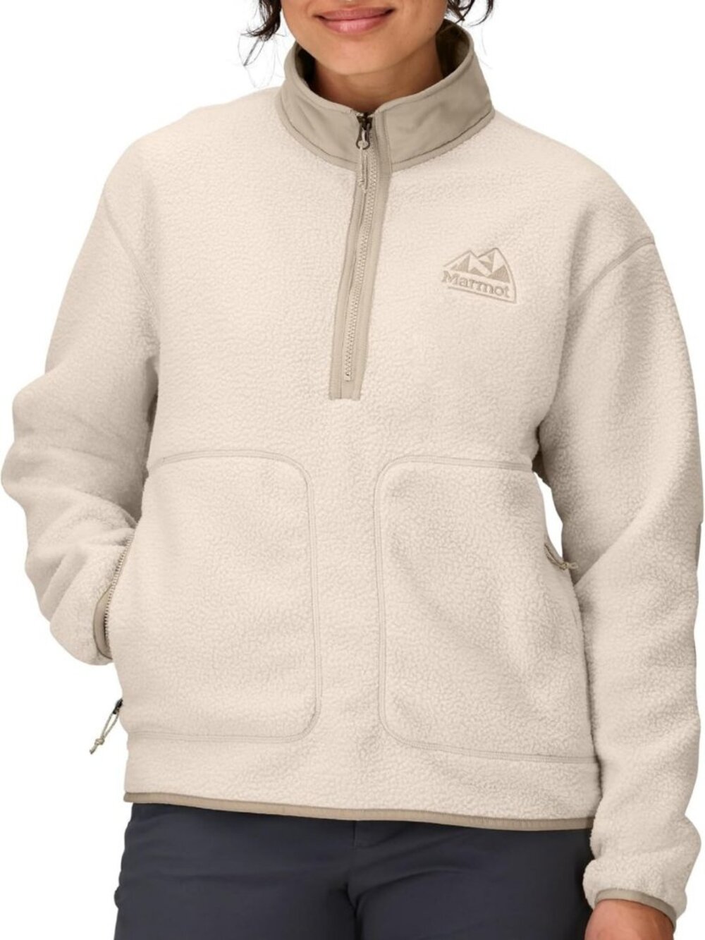 Cozy High Pile Fleece Pullover for Outdoor Adventures & Everyday Comfort
